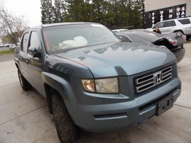 2008 HONDA RIDGELINE RTS BLUE 3.5L AT 4WD A18738